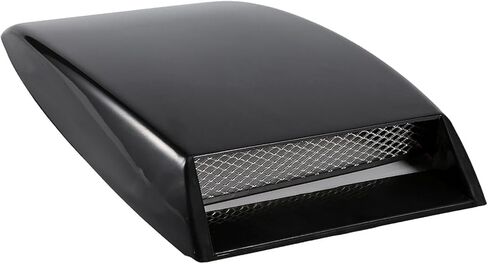 Universal Car Decorative Air Flow Intake Scoop Vent Cover Hood Sticker Classy Customized Look for Most Vehicles (Black) in Saudi Arabia