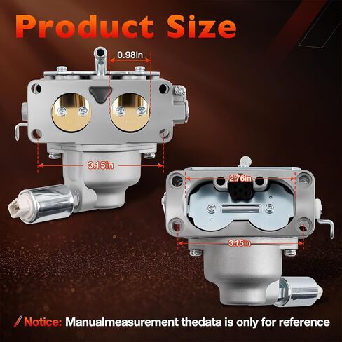 المكربن ​​متوافق مع Husqvarna ركوب جزازة العشب YTH24V48، YTA22V46، YTH22V46 و 46 "/ 48" سطح السفينة بريجز ومحركات ستراتون in Saudi Arabia