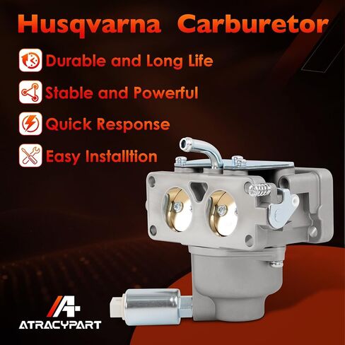المكربن ​​متوافق مع Husqvarna ركوب جزازة العشب YTH24V48، YTA22V46، YTH22V46 و 46 "/ 48" سطح السفينة بريجز ومحركات ستراتون in Saudi Arabia