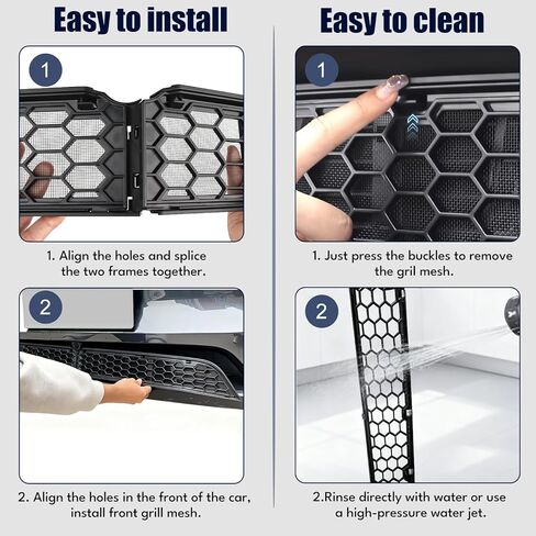 بطانة شبكية أمامية لسيارة Tesla Model Y 2025 2026 Juniper - غطاء شبكي سهل التركيب مع حماية من الحشرات وإكسسوارات حماية للتهوية مثالية للحفاظ على نظافة مدخل الهواء الأمامي in Kuwait