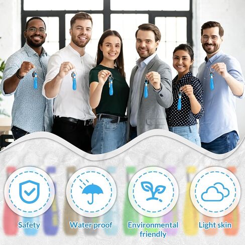 BEXOA 5-1000 Pcs Custom Silicone Keychains Bulk, Personalized Text Logo, Customized Keyring for Events, Motivetion, Awareness in Saudi Arabia