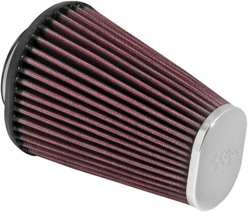 K&N Universal Clamp-On Air Intake Filter: High Performance, Premium, Replacement Air Filter: Flange Diameter: 2.4375 In, Filter Height: 6 In, Flange Length: 0.625 In, Shape: Oval Straight, RC-3680 in Saudi Arabia