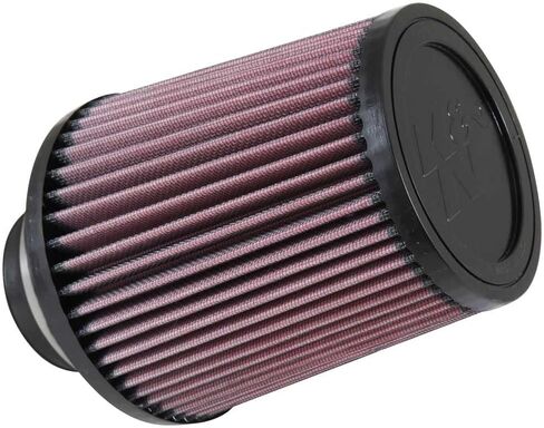 K&N Universal Clamp-On Air Intake Filter: High Performance, Premium, Washable, Replacement Filter: Flange Diameter: 2.75 In, Filter Height: 6.5 In, Flange Length: 2 In, Shape: Round Tapered, RU-4870 in Saudi Arabia