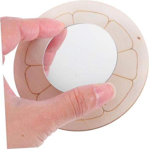 LIFKOME 10sets Craft Mirror Boys and Girls Handheld Mini Princess Mirror for Boys and Girls Art Painting Party Favor in Saudi Arabia