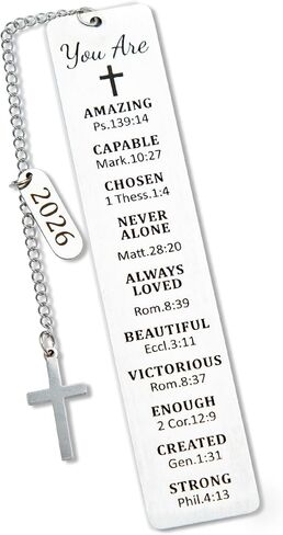 Confirmation 2026 First Communion Gifts Bookmark for Women Girls Birthday Gift Baptism Gifts for Teen Girls Teenage Religious Christian Gifts for Women Girls Teens Stocking Stuffers for Girls in Saudi Arabia