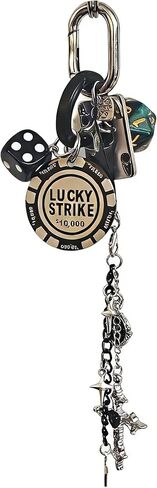 Floette Y2K Keychain Set Ball Dice Charm Keychain Bag Charms Retro Edgy Backpack Purse Accessories Y2K Aesthetic Key Chain in Saudi Arabia