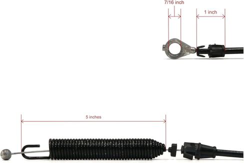 The ROP Shop Deck Engagement Clutch Cable for 2009 Husqvarna YTH 20 K 46, YTH 2042, YTH 21K46 in Saudi Arabia