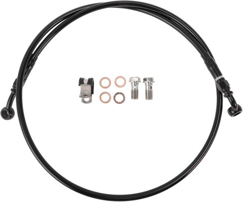 46.5" Hydraulic Front Brake Line Kit for 16Inch Handlebar Hydraulic Brake Line for Harley Sportster XL 2004-2024 Black in Saudi Arabia
