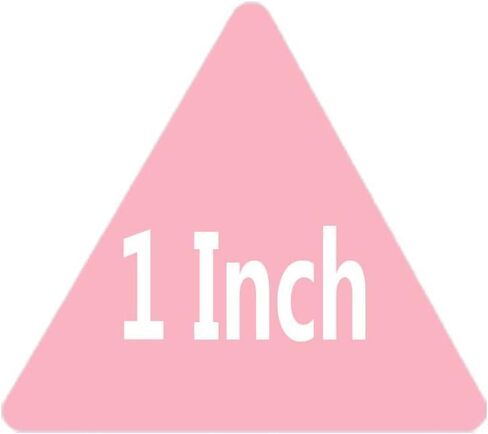 Triangle Shape Color Coding Labels Stickers, 1 Inch Adhesive Color Dot Wall Decal Stickers for Bedroom Playroom Living Room Home Window Door Decoration.(1260 Pcs) in Saudi Arabia