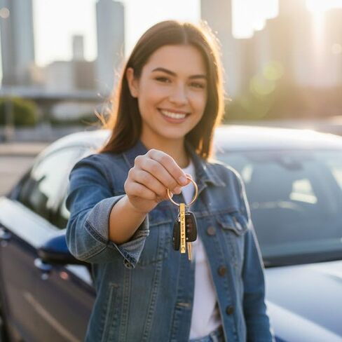 Drive Safe Custom Keychain - توقف عن فقدان مفاتيحك بأناقة | سلاسل مفاتيح شخصية ثلاثية الأبعاد بأسماء | فضي، أسود، ذهبي، ذهبي وردي، قوس قزح | هدايا الانتقال لمنزل جديد/شقة لعيد الميلاد in Saudi Arabia