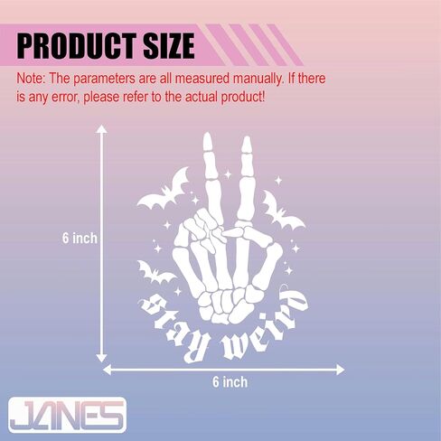 janes البقاء غريب القوطية صائق، الأشعة فوق البنفسجية dtf نقل سيارة صائق، الخيال الهيكل العظمي السلام علامة ملصقات نافذة السيارة، الجمالية هالوين الخفافيش سيارة الشارات للنساء الرجال، bookish سيارة الشارات للشاحنات in Saudi Arabia