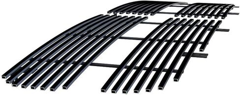 APS Compatible with Dodge Ram 2002-2005 Main Upper Stainless Steel SS Black Billet Front Grill Grille Insert D85374H in Saudi Arabia