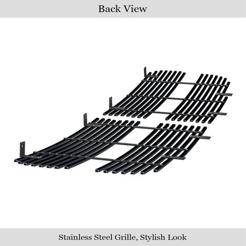 APS Compatible with Dodge Ram 2002-2005 Main Upper Stainless Steel SS Black Billet Front Grill Grille Insert D85374H in Saudi Arabia