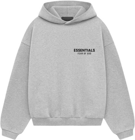 Essentials Oversized Hoodie KIDS (US, Alpha, XX-Large, Regular, FW24 LIGHT HEATHER GREY) in Saudi Arabia