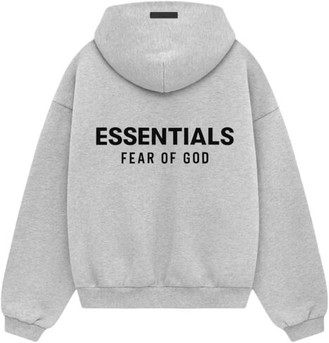 Essentials Oversized Hoodie KIDS (US, Alpha, XX-Large, Regular, FW24 LIGHT HEATHER GREY) in Saudi Arabia