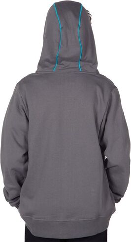 JINX Minecraft Big Boys' Diamond Premium Zip-Up Hoodie (Gray, Medium) in Saudi Arabia