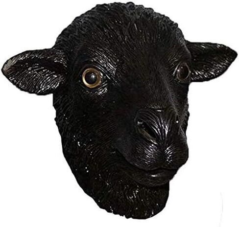 HENGYUTOYMASK Sheep Animal Mask Latex Lamb Mask Halloween Costume Fancy Dress for Adult Stag Carnival Masks in Saudi Arabia