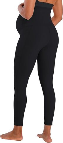 Sunvalix Maternity Leggings – Buttery Soft Over The Belly Yoga Pants for Spring & Summer, Workout & Lounge in Saudi Arabia
