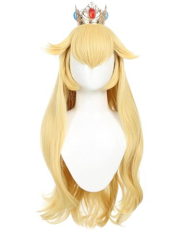miccostumes Women Golden Wig Adult Anime Princess Cosplay Long Curly Synthetic Hair in Saudi Arabia