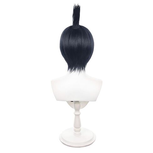 Dark Blue Wig for Hayakawa Aki Cosplay Long Anime Wig Synthetic Heat Resistant Costume Accessories for Festival & Party, with Wig Cap in Saudi Arabia