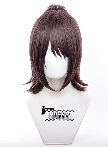 Eren Jaeger wig for Young Eren brownish black Synthetic hair with wig cap in Saudi Arabia