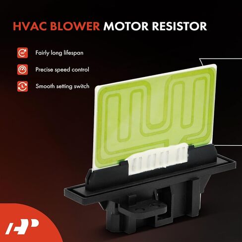 مقاوم محرك منفاخ HVAC A-Premium متوافق مع سيارات Nissan - Quest 1999 2000 2001 2002 - الجانب الخلفي، استبدال # XF5Z19A706AA، 271507B000 in Kuwait
