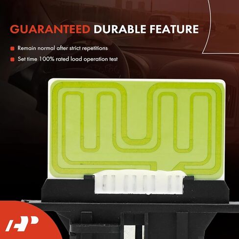 مقاوم محرك منفاخ HVAC A-Premium متوافق مع سيارات Nissan - Quest 1999 2000 2001 2002 - الجانب الخلفي، استبدال # XF5Z19A706AA، 271507B000 in Kuwait