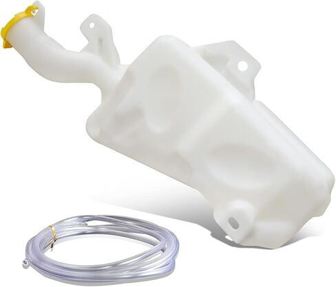 Auto Dynasty CH1288272 Factory Style Car Windshield Washer Reservoir Tank - Reservoir Cap | Washer Fluid Pump | Fluid Level Sensor - Compatible with Jeep Compass 17-20, White in Saudi Arabia