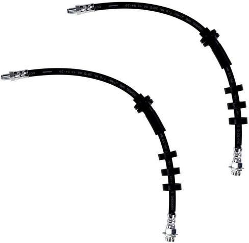 2 Pcs Front Brake Hydraulic Hose Brake Line Hose for Jeep Cherokee 2.4L 2014-2019, for Jeep Cherokee 3.2L 2014-2019, for Jeep Cherokee 2.0L 2019 Replace# 150.58031 in Saudi Arabia