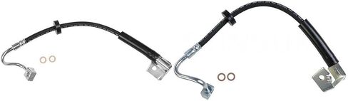 خراطيم خطوط الفرامل الأمامية - خراطيم الفرامل البديلة للسيارات الأمامية اليسرى واليمنى لسيارة Lincoln Town Car 4.6L 2003 2004 2005 2006 2007 2008 2009 2010 2011، من أجل Mercury Marauder 4.6L 2003 2004 in Kuwait