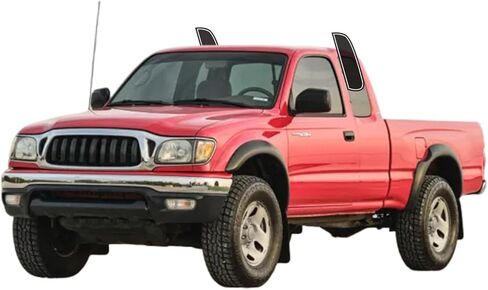 AUTOTEK Precut Windows Tint Film All Sides Cars Sun Blocking Protection Privacy Anti Shatter Glass 2 Ply Film Any Tint Shade kit for Toyota Tacoma Access 1995-2004 in Saudi Arabia