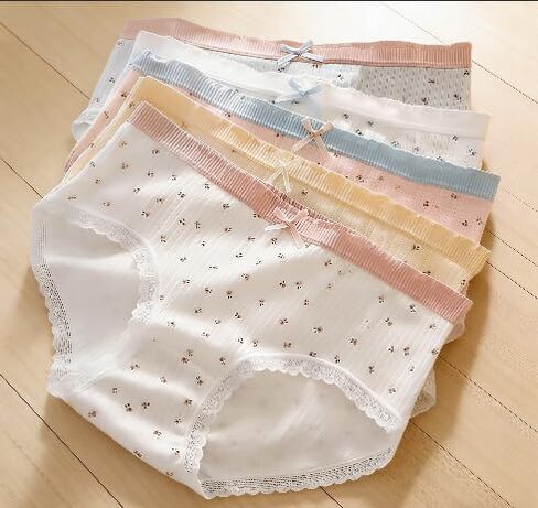5 Pack Underwear for Women, Breathable Ladies Panties with Floral Pattern and Bow, Comfortable Stretch Panties for Daily Wear in Saudi Arabia