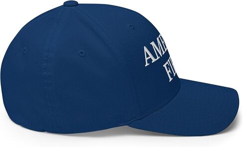 FX America First Fitted Hat Embroidered Curved Bill Mid Crown Closed-Back Structured Twill Cap in Saudi Arabia