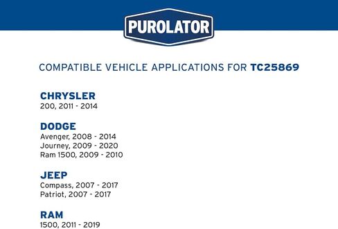 Purolator TC25869 PurolatorTECH Cabin Air Filter in Saudi Arabia