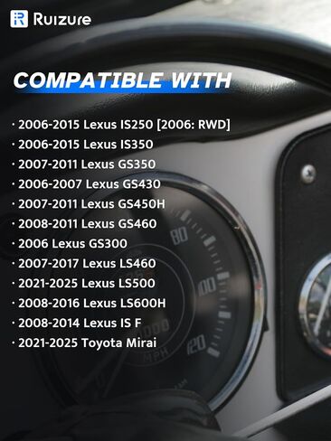 مستشعر سرعة العجلات الخلفية ABS مناسب لليسار واليمين 2006-2015 لكزس IS250 IS350 is F، 2007-2011 لكزس GS350 GS450H GS460، 2006-07 GS430، 2007-2017 LS460 LS600H، 2021-2025 LS500، ALS1804 ALS1809، 2 قطعة in Saudi Arabia