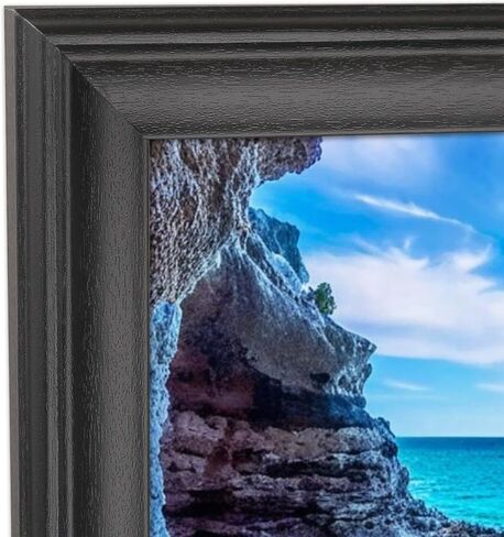 إطار صورة بانورامي مقاس 14 × 35 إطار صورة من الخشب الصلب الأسود مقاس 14 × 35 بوصة إطار رسم مقاس 14 × 35 بوصة (S23B1435) in Saudi Arabia
