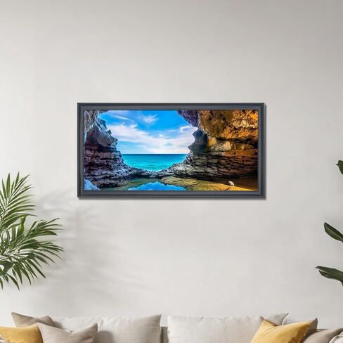إطار صورة بانورامي مقاس 14 × 35 إطار صورة من الخشب الصلب الأسود مقاس 14 × 35 بوصة إطار رسم مقاس 14 × 35 بوصة (S23B1435) in Saudi Arabia