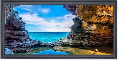 إطار صورة بانورامي مقاس 14 × 35 إطار صورة من الخشب الصلب الأسود مقاس 14 × 35 بوصة إطار رسم مقاس 14 × 35 بوصة (S23B1435) in Saudi Arabia