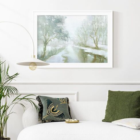 إطار ملصق عتيق أبيض Picrit مقاس 24 × 36، وحدود واسعة جدًا على طراز المتحف وملمس منقط ثلاثي الأبعاد، وإطار صور معرض مقاس 24 × 36 مع لوحة خلفية سوداء للتركيب على الحائط أفقيًا أو رأسيًا، حزمة واحدة. in Kuwait