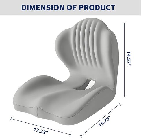 Lotarrotta Ergonomic Car Seat Cushion with Lumbar Support for Truck Driver, Multi - Purpose Orthopedic Seat Pillow for Office Chair, Car, Dining Chair as Gift, Sciatica Relief for Back, Hip, Leg Pain in Saudi Arabia