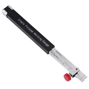 Steel Hi Lo Gauge, Internal Single Purpose Welding Gauge, High Low Gauges for Pipe Fitting Stepped Pipe Guage Root Misalignment Inspection Gauge for Welding Inspection