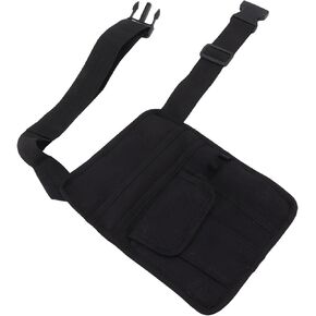 Diydeg Server Apron, Restaurant Waiter Waist Money Pouch with Adjustable Belt, Pencil Holder & Check Holder, Water Resistant Restaurant Apron Bag Waist Accessories Bag for Waiter Waitress