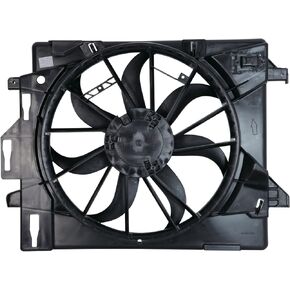 TYC 621860 Cooling Fan Assembly Compatible with 2008-2016 Dodge Caravan/Grand Caravan , Black