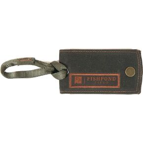 fishpond FP Field Luggage Tag, Peat Moss