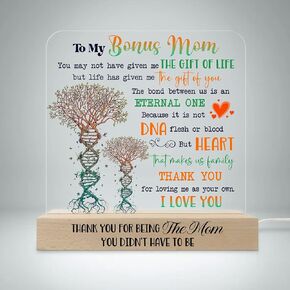 Gifts for Mom from Daughter Son | Mom Birthday Gifts | Acrylic Night Lamps for Mother on Birthday, Valentines Day, Thanksgiving, Christmas, Mothers Day | Things to Get Your Mom
