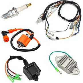 MOTO1988 Ignition Coil igniter CDI Regulator Wiring Harness Assy Compatible with Yamaha Blaster 200 YFS200 1997-2001 OEM 3JM-82590-10-00