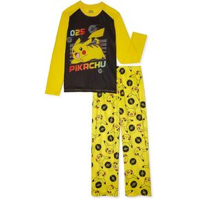 Pokemon 2 PC Long Sleeve Pajama Set Boy Size 8