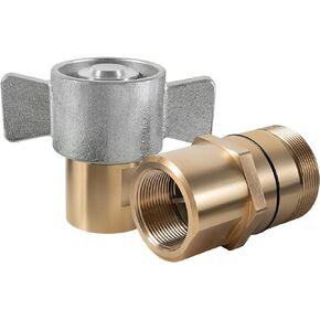 1-1/2" Wet-Line Wing Nut Hydraulic Quick Disconnect Coupler/Coupling Set/Hydraulic Quick Coupling fits for live bed/dump trailer wet-line hydraulic systems and other heavy duty application