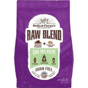 Stella & Chewy's Raw Blend Premium Kibble Cat Food – Grain Free, Protein Rich Meals – Wild-Caught Fish Recipe – 2.5 lb. Bag