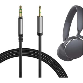 Geekria Audio Cable Compatible with AKG Y500, Y50, Y40, N60NC, N700NC, N60, Y50BT, Y45BT, N700NC M2, N90Q Cable, 2.5mm Aux Replacement Stereo Cord (4 ft / 1.2 m)